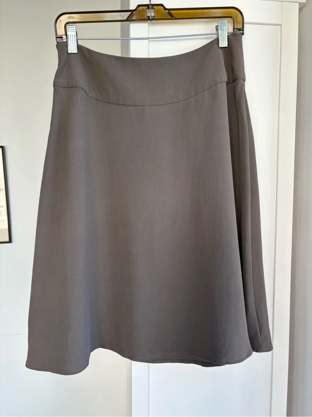 Eileen Fisher Silk Mini A Line Sample Skirt Size S Quiet Luxury Minimalist
